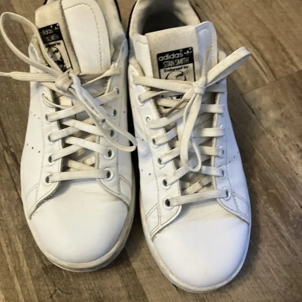 Adidas Stan Smith Parley Mens White Black Sustainable Sneakers‎ GV7614